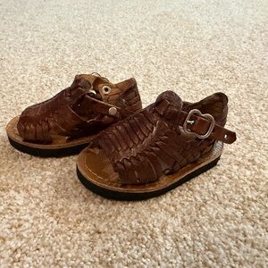 Stylish Brown Baby Walker Sandals